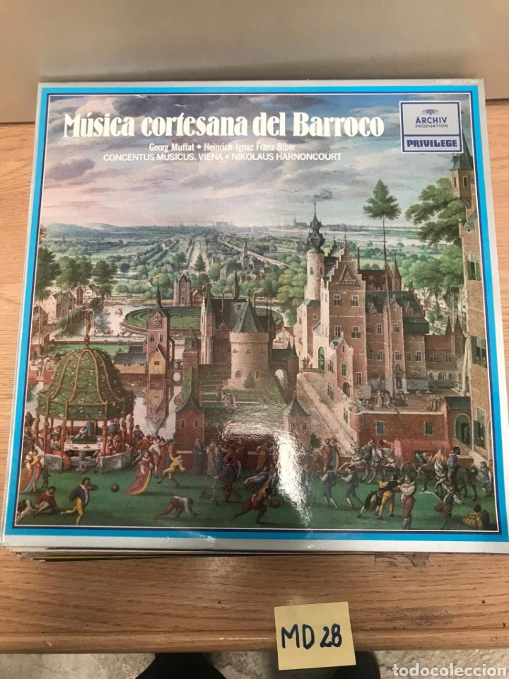 Discos de vinilo: M&uacute;sica cortesana del Barroco