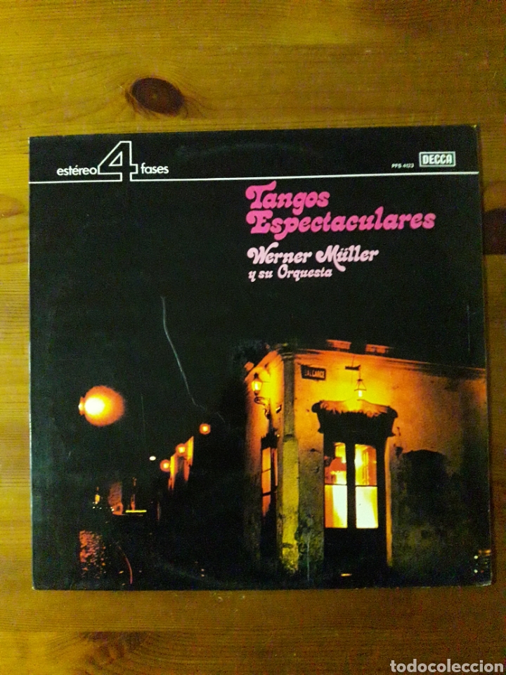 Discos de vinilo: TANGOS ESPECTACULARES, WERNER M&Uuml;LLER Y SU ORQUESTA - Foto 1