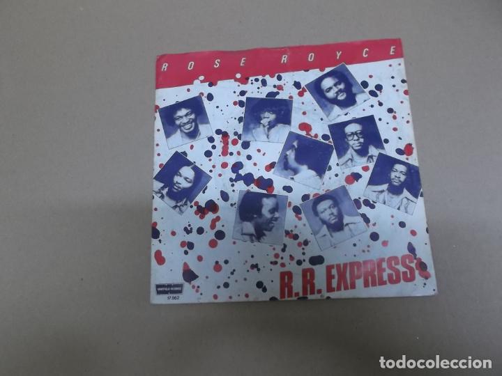 Discos de vinilo: ROSE ROYCE (SINGLE) R.R. EXPRESS A&Ntilde;O &ndash; 1981 &ndash; EDICION HOLANDA - Foto 1
