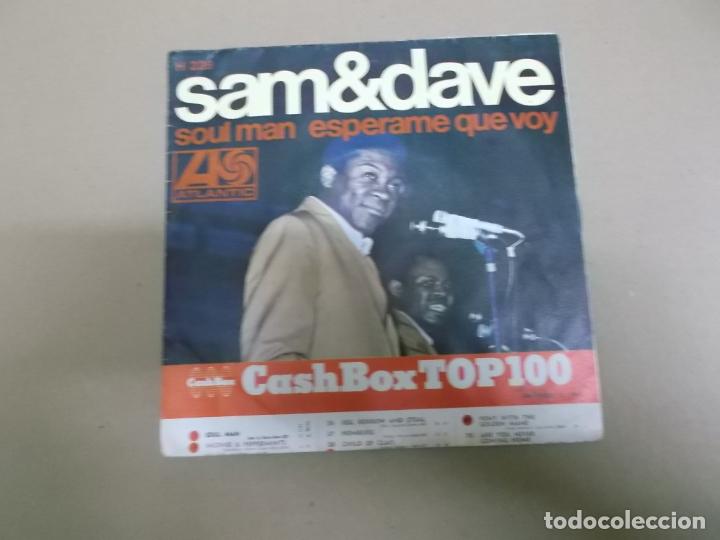 Discos de vinilo: SAM & DAVE (SINGLE) SOUL MAN A&Ntilde;O &ndash; 1967 - Foto 1