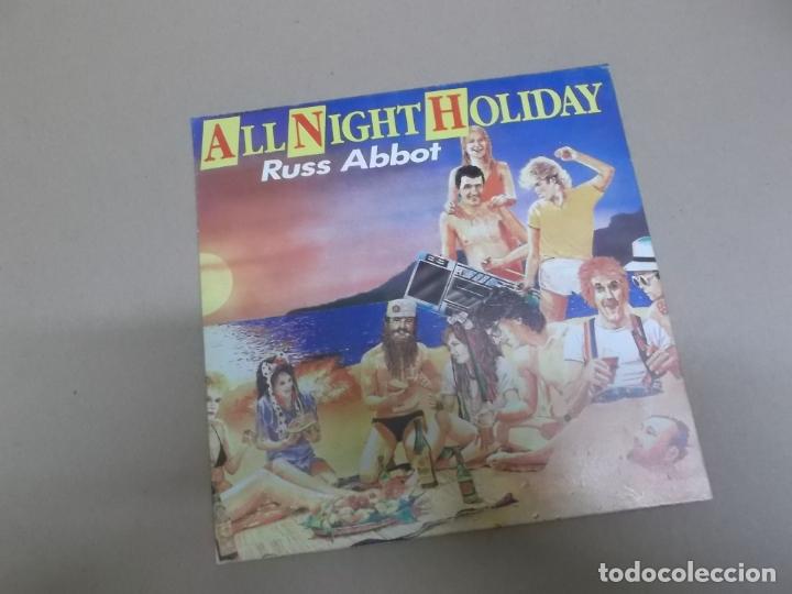 Dischi in vinile: RUSS ABBOT (SINGLE) ALL NIGHT HOLIDAY A&Ntilde;O &ndash; 1985