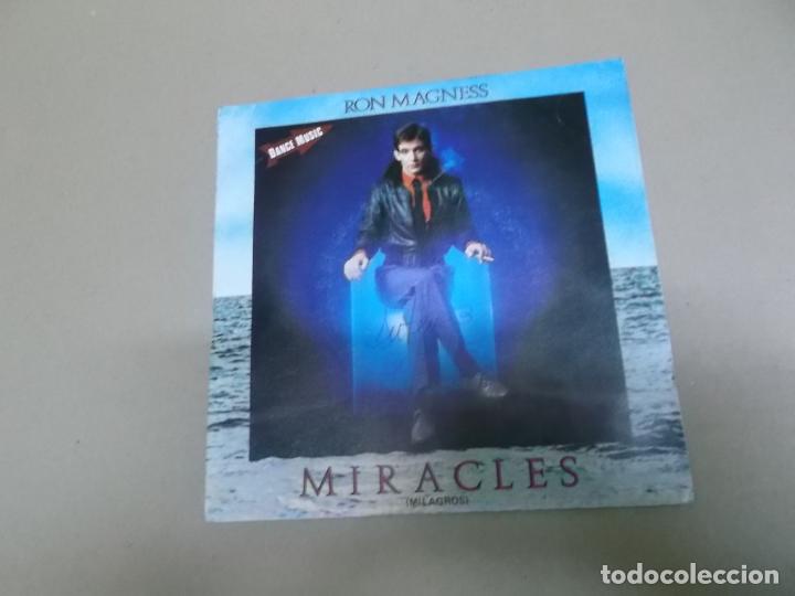 Discos de vinilo: RON MAGNESS (SINGLE) MIRACLES A&Ntilde;O &ndash; 1983 - PROMOCIONAL - Foto 1
