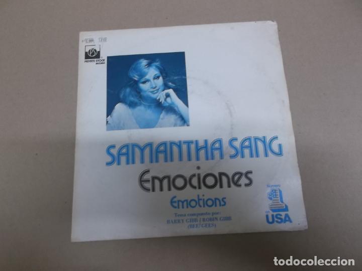 Discos de vinilo: SAMANTHA SANG (SINGLE) EMOTIONS A&Ntilde;O &ndash; 1978 - Foto 1