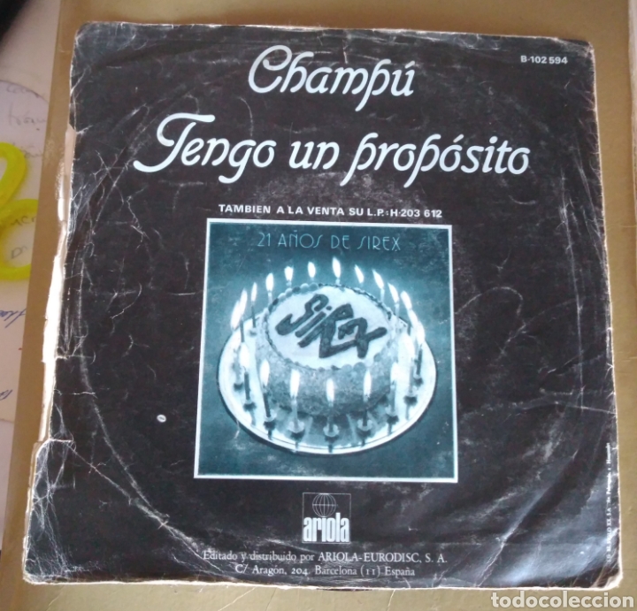Discos de vinilo: Los sirex - Champ&uacute;. . - Foto 2