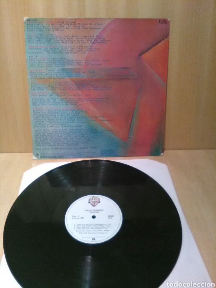 Discos de vinilo: David Sanborn. Voyeur. - Foto 2