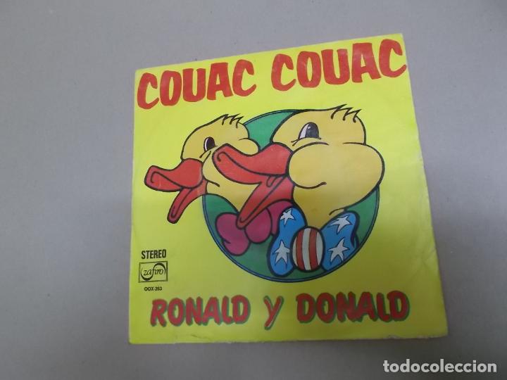 Discos de vinilo: RONALD Y DONALD (SINGLE) COUAC COUAC A&Ntilde;O &ndash; 1974 - Foto 1