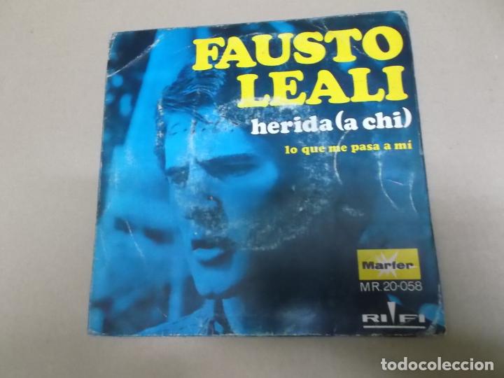 Discos de vinilo: FAUSTO LEALI (SINGLE) HERIDA (A CHI) A&Ntilde;O &ndash; 1968 - Foto 1