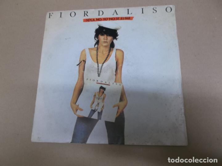Disques de vinyle: FIORDALISO (SINGLE) SOLA NO, YO NO SE ESTAR A&Ntilde;O &ndash; 1985