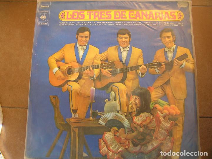 Discos de vinilo: LOS TRES DE CANARIAS - CBS - LP - PF - - Foto 1