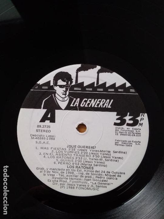 Discos de vinilo: LOS RATONES  &iquest; QU&Eacute; QUEREIS ? - Foto 3