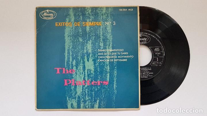 Discos de vinilo: The Platters - Ep. Tiempo tormentoso + 3 canciones. año 1.962. editado por Mercury