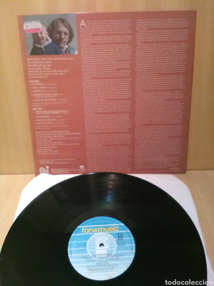 Discos de vinilo: Richie Cole. Alto Annies Theme. - Foto 2