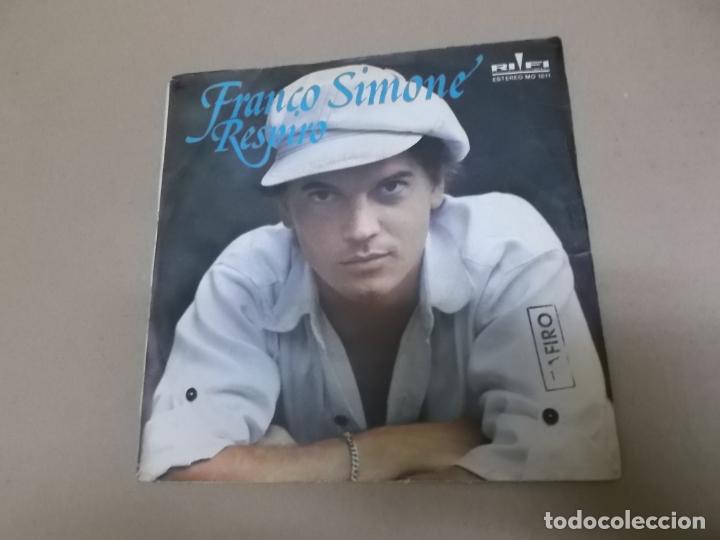 Discos de vinilo: FRANCO SIMONE (SINGLE) RESPIRO A&Ntilde;O &ndash; 1978 - Foto 1