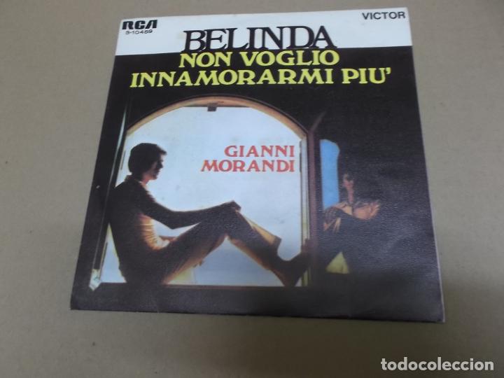 Discos de vinilo: GIANNI MORANDI (SINGLE) BELINDA A&Ntilde;O &ndash; 1969 - Foto 1
