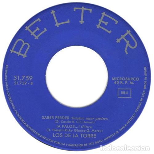 Discos de vinilo: Bisogna Saper Perdere - Los De La Torre - Foto 4