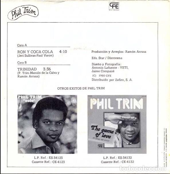 Discos de vinilo: Ron & CocaCola - Phil Trim - Foto 2