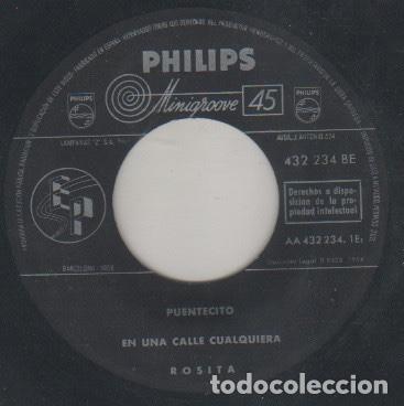 Discos de vinilo: Puentecito - Rosita - Foto 3
