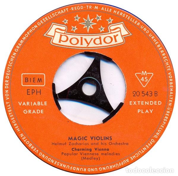 Discos de vinilo: Magic Violins - Helmut Zacharias - Foto 2