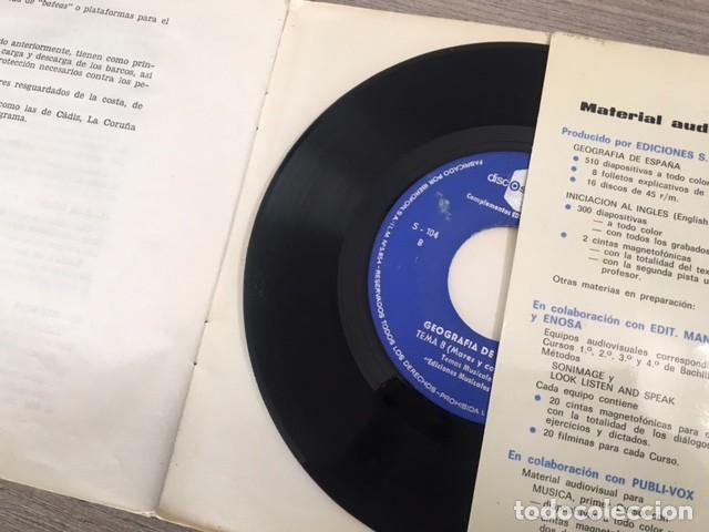 Discos de vinilo: GEOGRAF&Iacute;A DE ESPA&Ntilde;A - COMPLEMENTO AUDIOVISUAL - DOS DISCOS - Foto 3