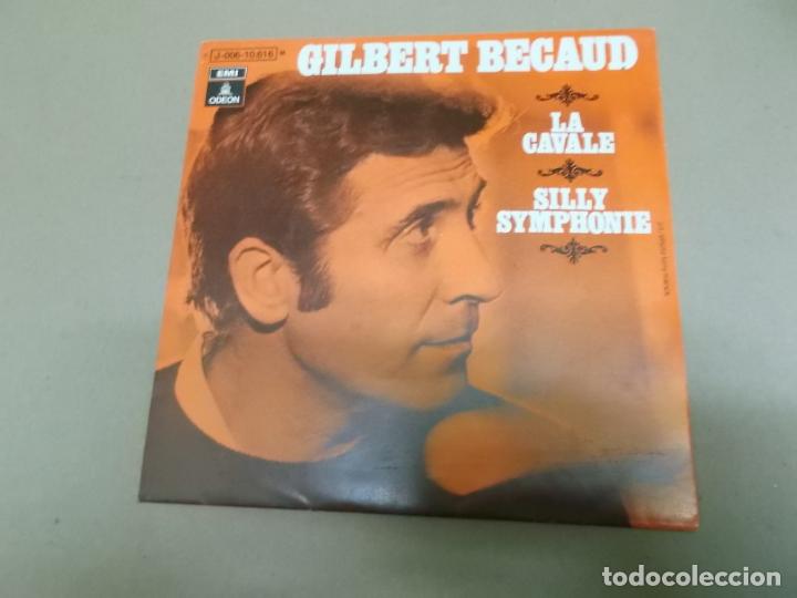 Discos de vinilo: GILBERT BECAUD (SINGLE) LA CAVALE A&Ntilde;O &ndash; 1970 - Foto 1