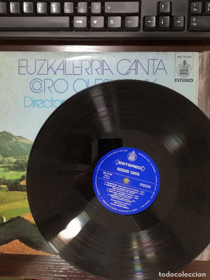 Discos de vinilo: CORO OLESKARIAK. Euskalerria canta - Foto 3