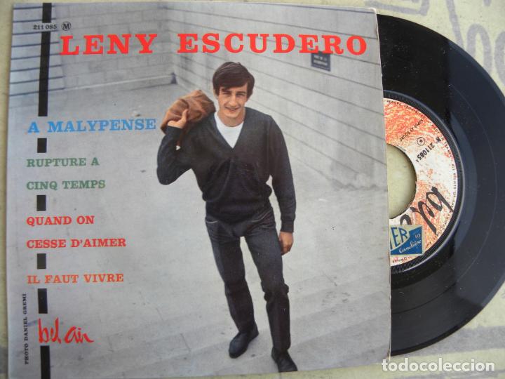 Discos de vinilo: LENY ESCUDERO -A MALYPENSE -EP -EDIC. FRANCESA - Foto 1