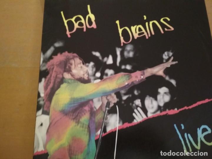 Discos de vinilo: Bad Brains Live LP U.S.A 1988 - Foto 1