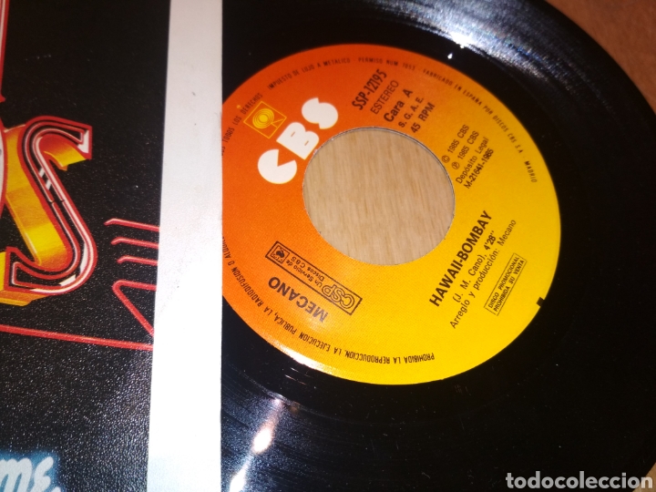 Discos de vinilo: Mecano Ol&eacute; ol&eacute; single de vinilo 7 Larios - Foto 3