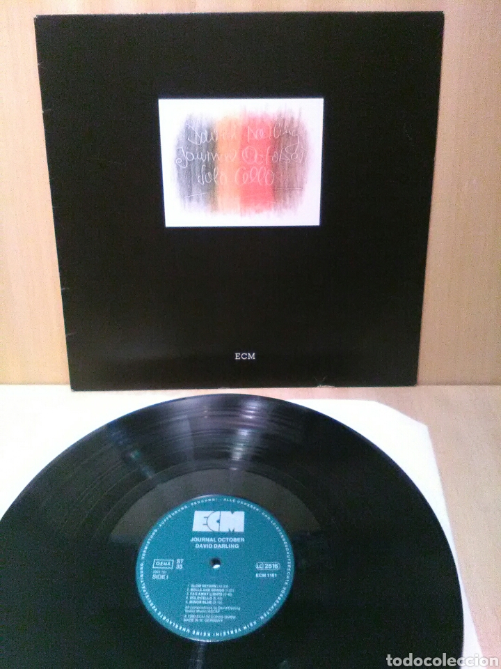 Discos de vinilo: David Darling. Journal October. Solo Cello. - Foto 1