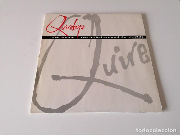 Discos de vinilo: THE QUIREBOYS - LIVE LP - Foto 1