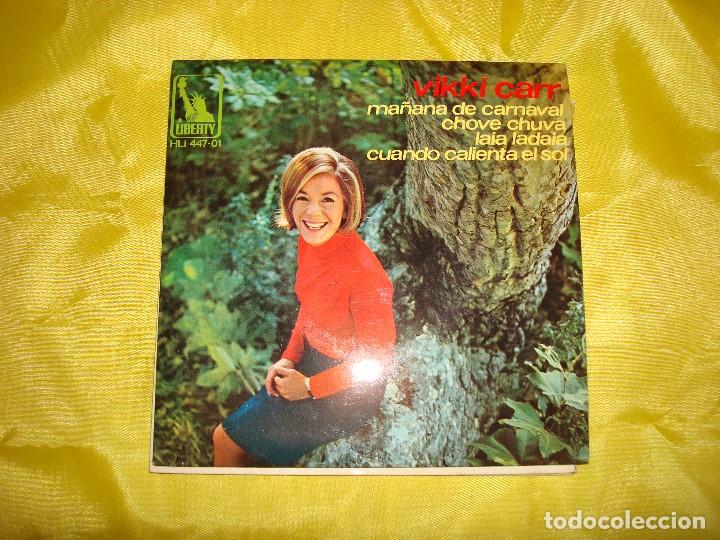 Discos de vinilo: VIKKI CARR. MA&Ntilde;ANA DE CARNAVAL + 3. EP. LIBERTY, 1968. IMPECABLE (#) - Foto 1