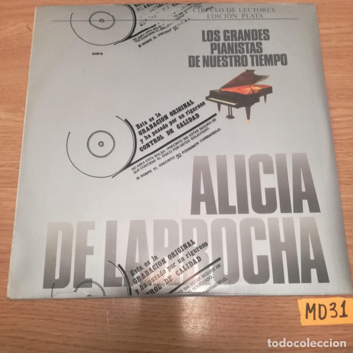 Discos de vinilo: Alicia De Larrocha - Foto 1