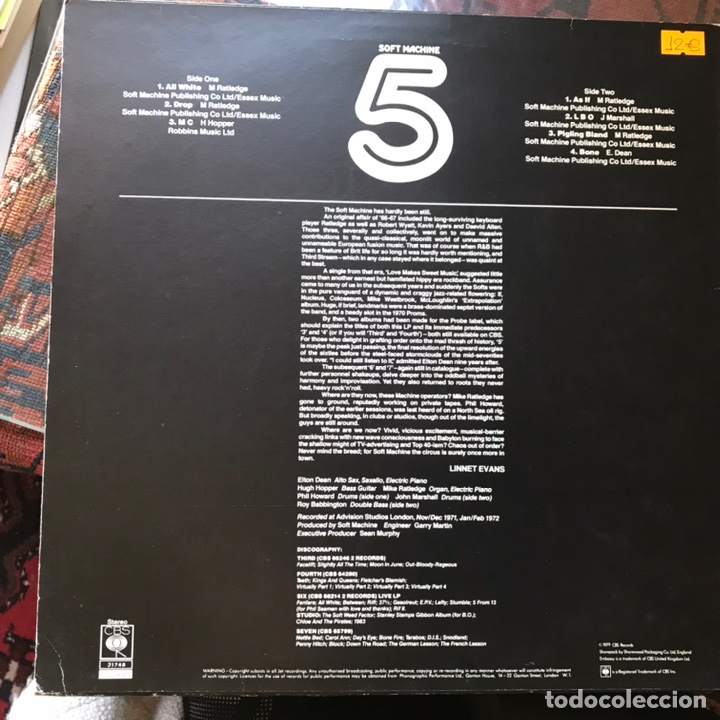 Discos de vinilo: 5. Soft Machine - Foto 3