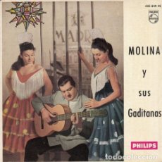Discos de vinilo: MOLINA Y SUS GADITANAS - ROMANCE HUELVANO - EP DE VINILO 