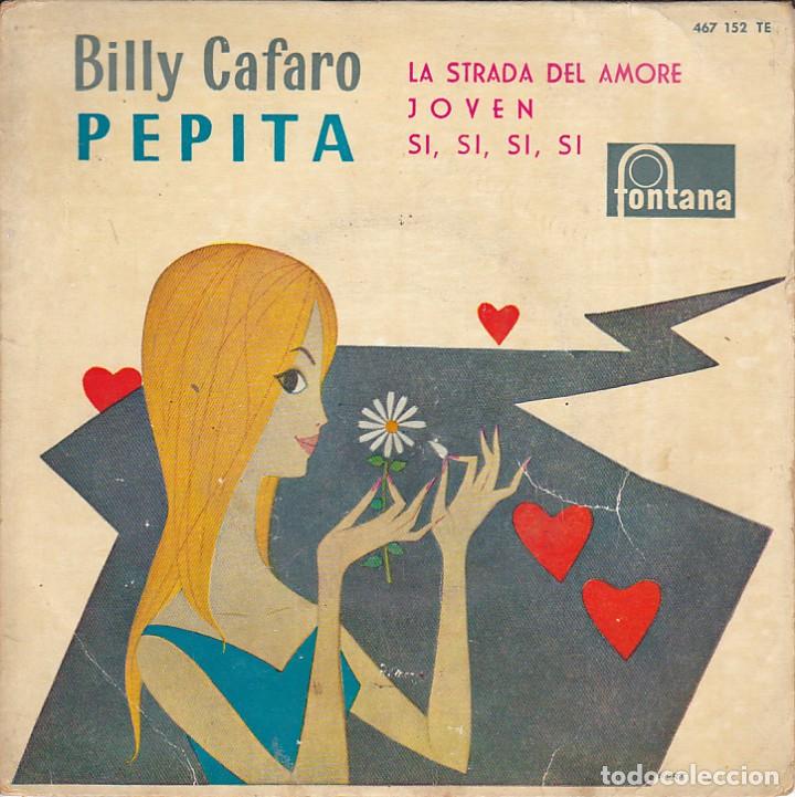Discos de vinilo: EP BILLY CAFARO PEPITA + 3 - Foto 1