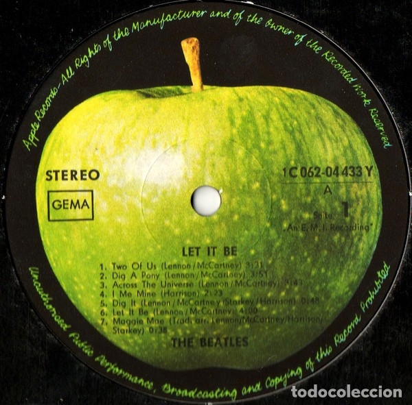 Discos de vinilo: The Beatles &lrm;&ndash; Let It Be -LP / Germany- - Foto 4