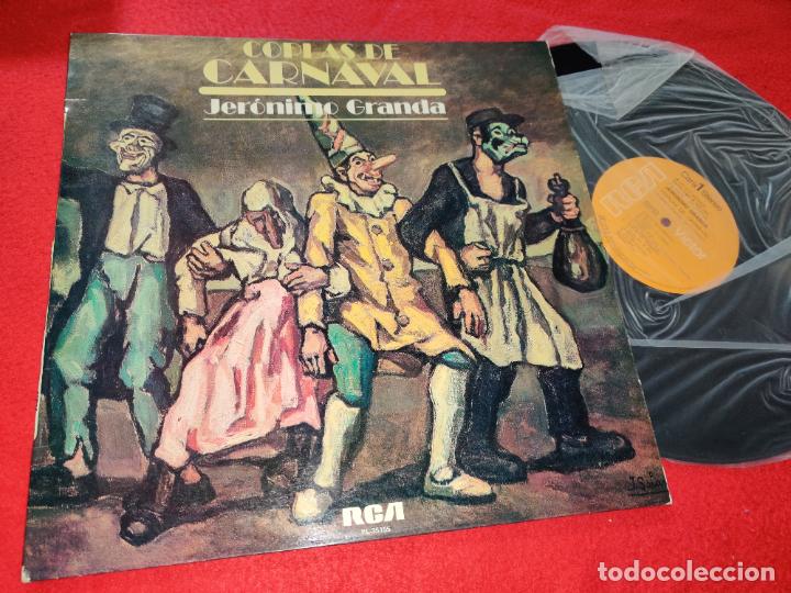 Discos de vinilo: JERONIMO GRANDA COPLAS DE CARNAVAL LP 1977 RCA SPAIN - Foto 1