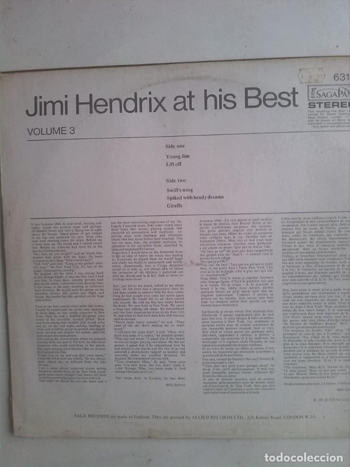 Discos de vinilo: JIMI HENDRIX - AT HIS BEST VOL 3 - Foto 2