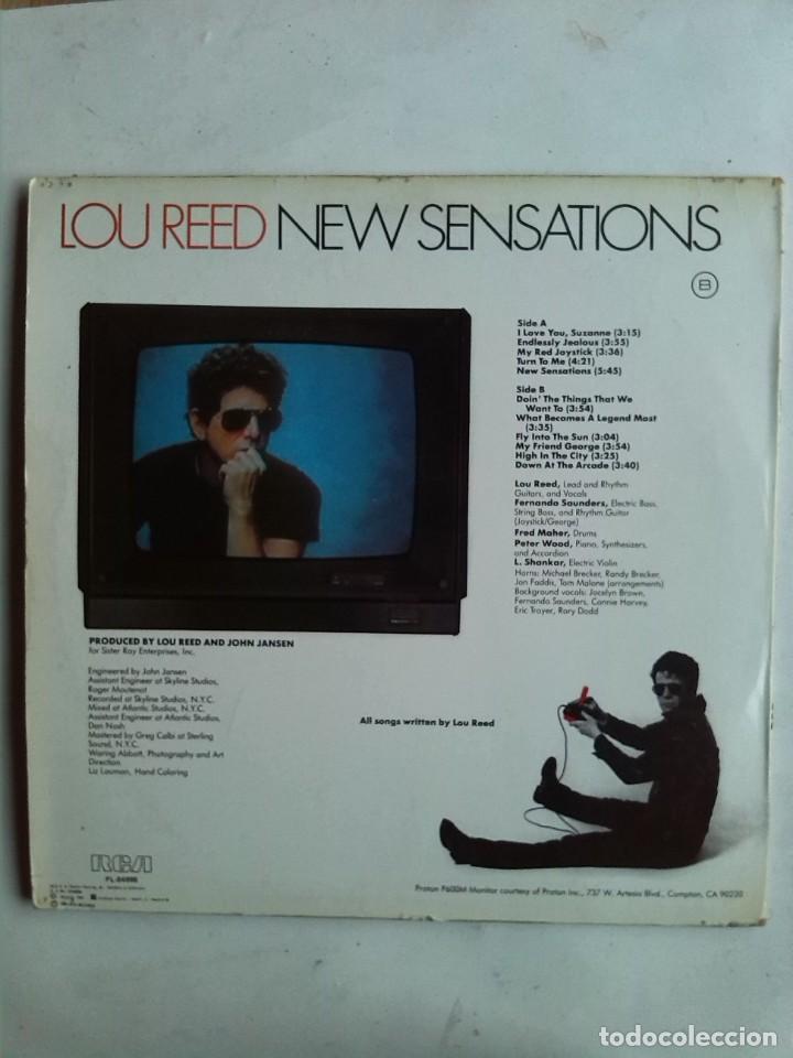 Discos de vinilo: LOU REED - NEW SENSATIONS - Foto 2