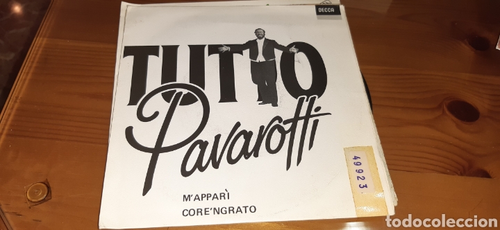 Discos de vinilo: Disco vinilo Promo single PAVAROTTI - Foto 1