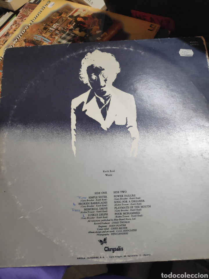 Discos de vinilo: Procol Harum broken barricades - Foto 2