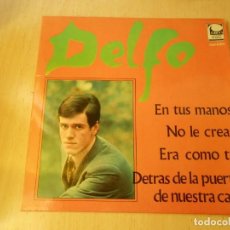 Discos de vinilo: DELFO, EP, DETRAS DE LA PUERTA DE NUESTRA CASA + 3, AÑO 1967. Lote 187435068
