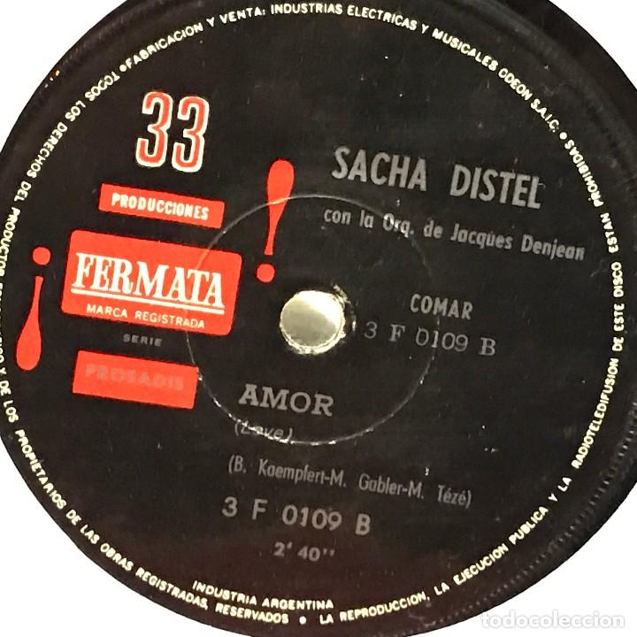 Discos de vinilo: Tres sencillos de Sacha Distel - Foto 4