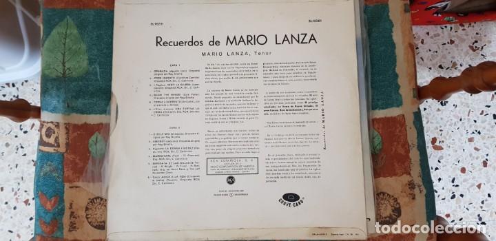 Discos de vinilo: Recuerdos de Mario Lanza - Foto 2