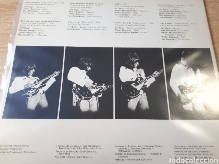 Discos de vinilo: JEFF BECK WIRED - Foto 2