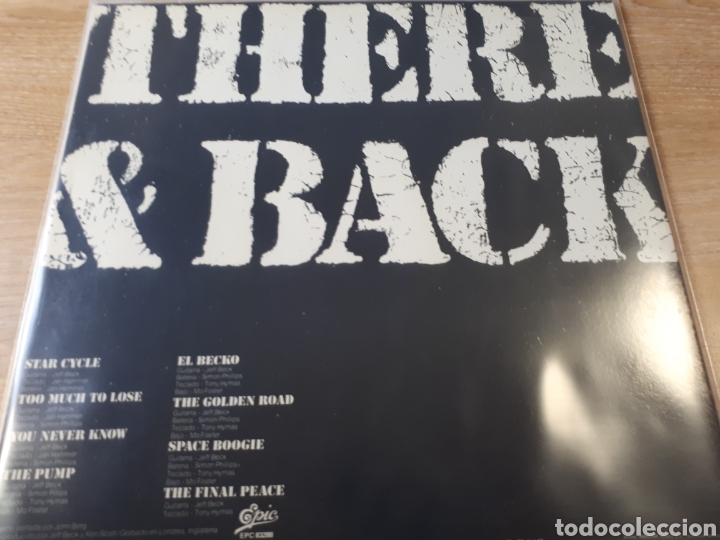 Discos de vinilo: JEFF BECK THERE & BACK - Foto 2