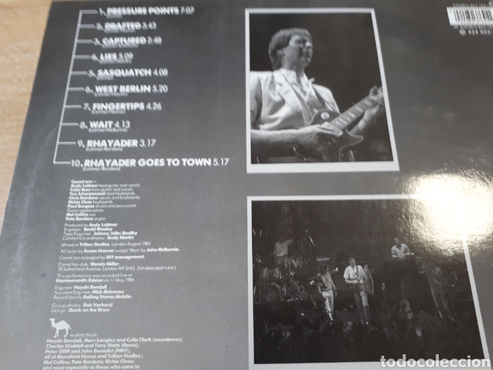 Discos de vinilo: CAMEL PRESSURE POINTS LIVE IN CONCERT - Foto 2