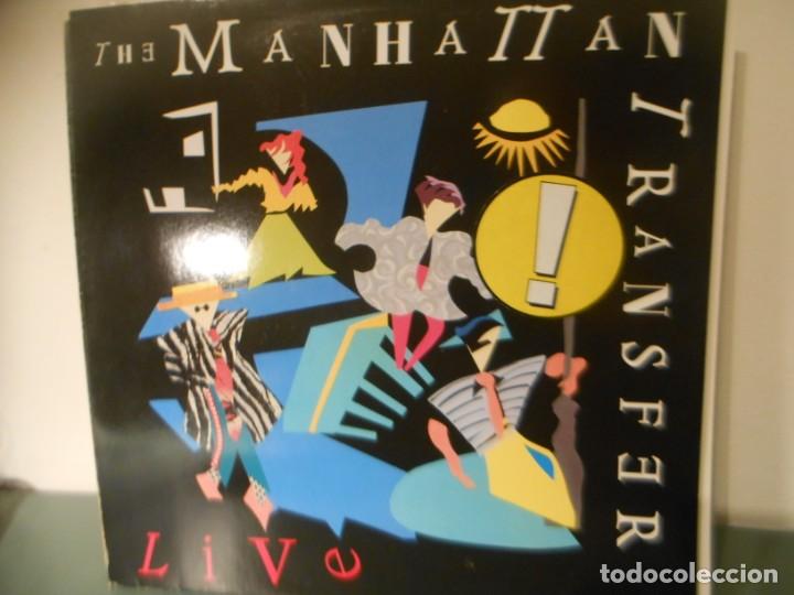 Discos de vinilo: THE MANHATTAN TRANSFER - LIVE - Foto 1