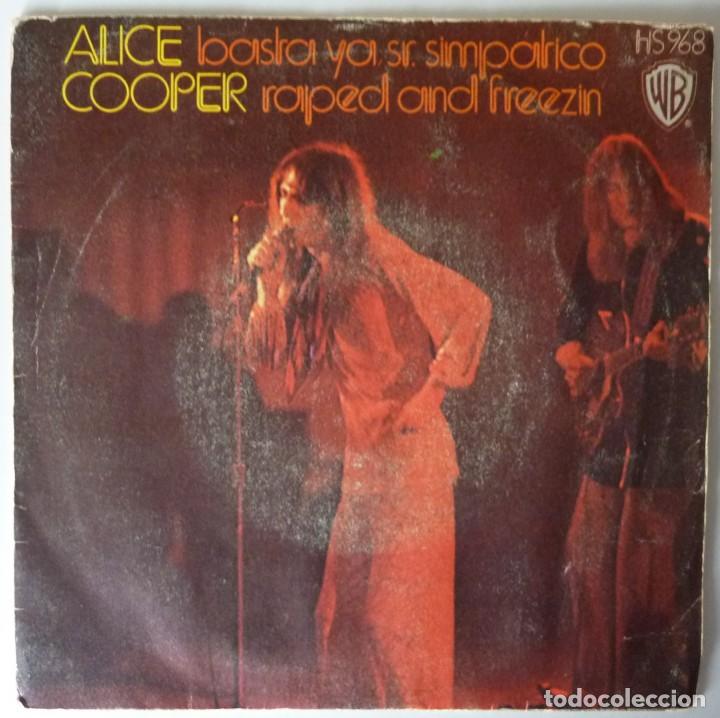 Discos de vinilo: ALICE COOPER // BASTA YA SR. SIMPATICO // 1973 // SINGLE - Foto 1