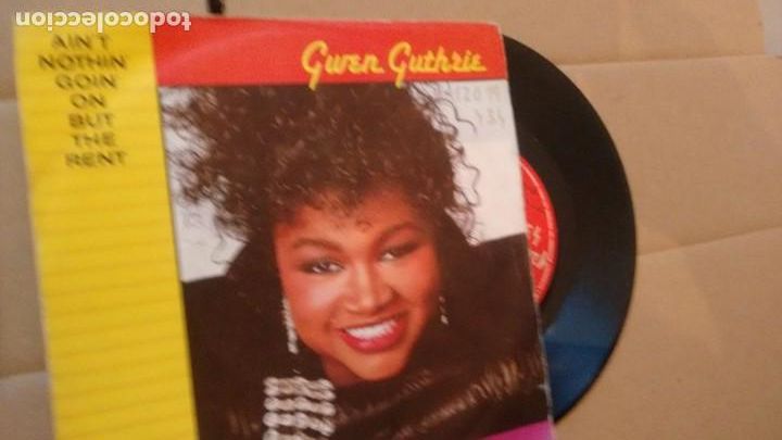 Discos de vinilo: SINGLE ( VINILO)  DE GWEN GUTHRIE A&Ntilde;OS 80 - Foto 1